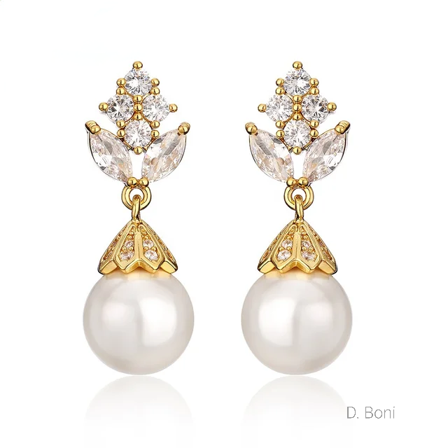 BOUCLES D'OREILLES MARIEES<BR>Margaux or