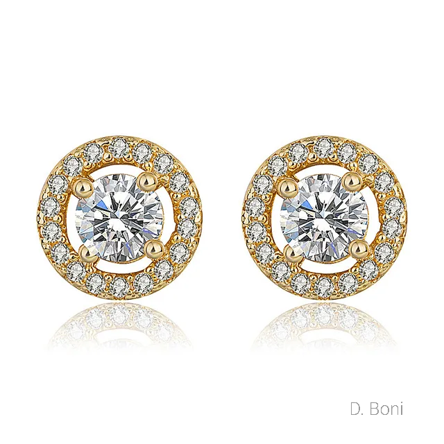 BOUCLES D'OREILLES MARIEE<BR>Claire Or rose