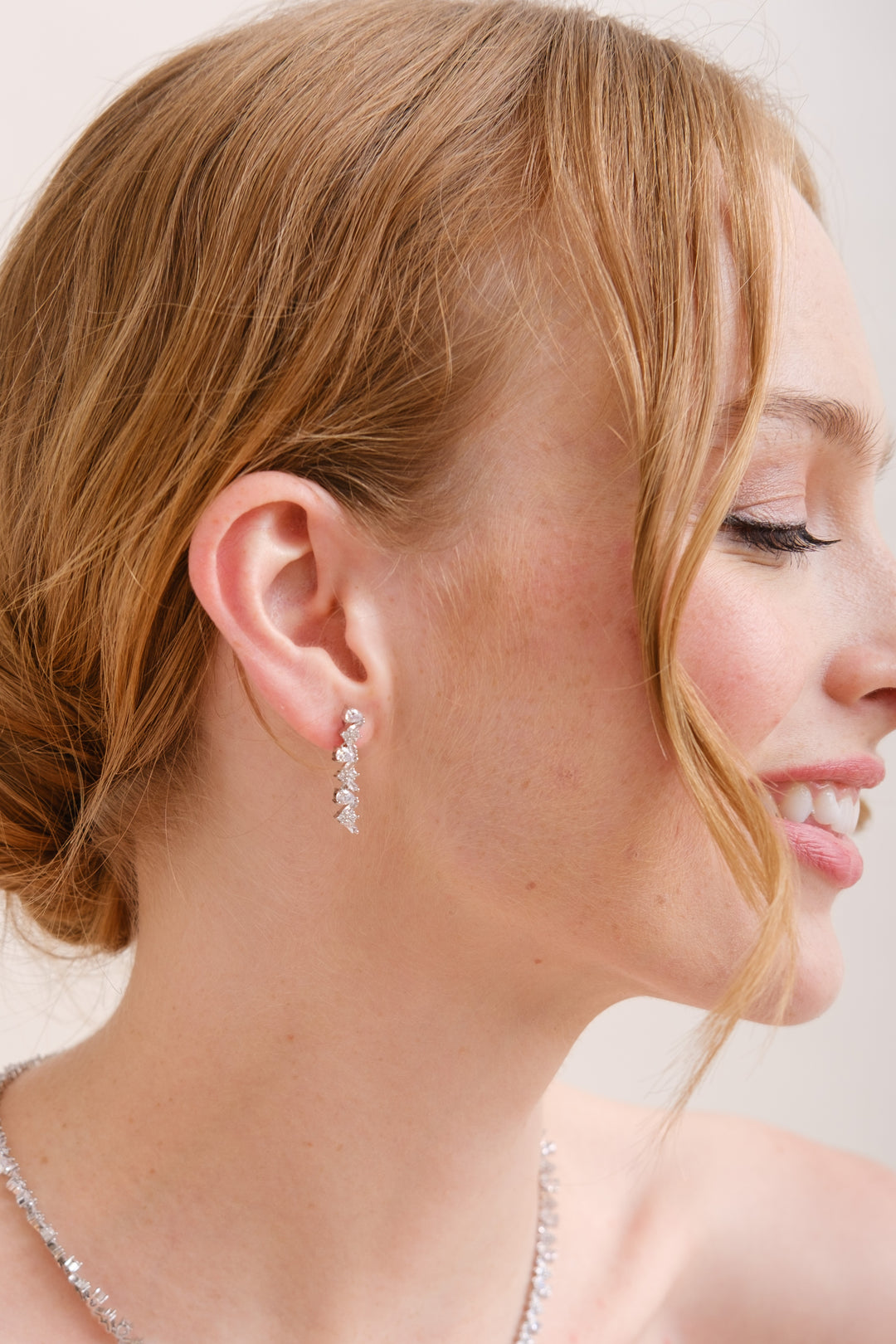 BOUCLES D'OREILLES MARIEES<BR>Louise