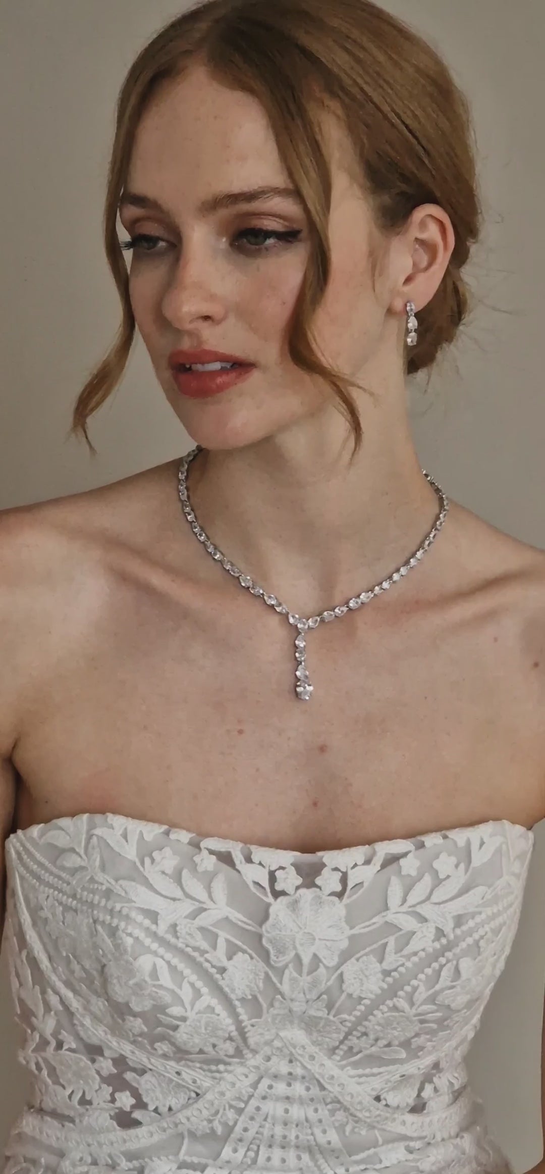 BOUCLES D'OREILLES MARIEE<BR>Marion or rose