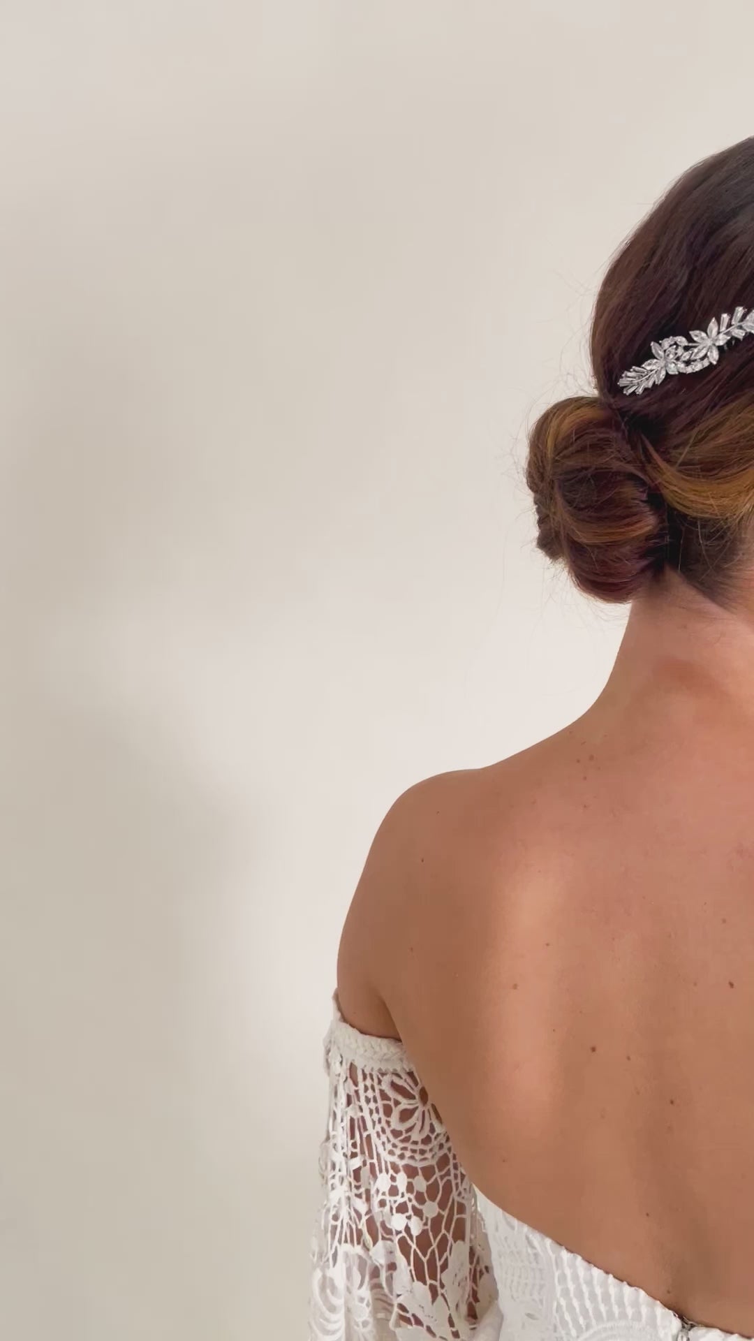 PEIGNE POUR MARIEE<BR>Caroline (lot de 1 ou 2 peignes)