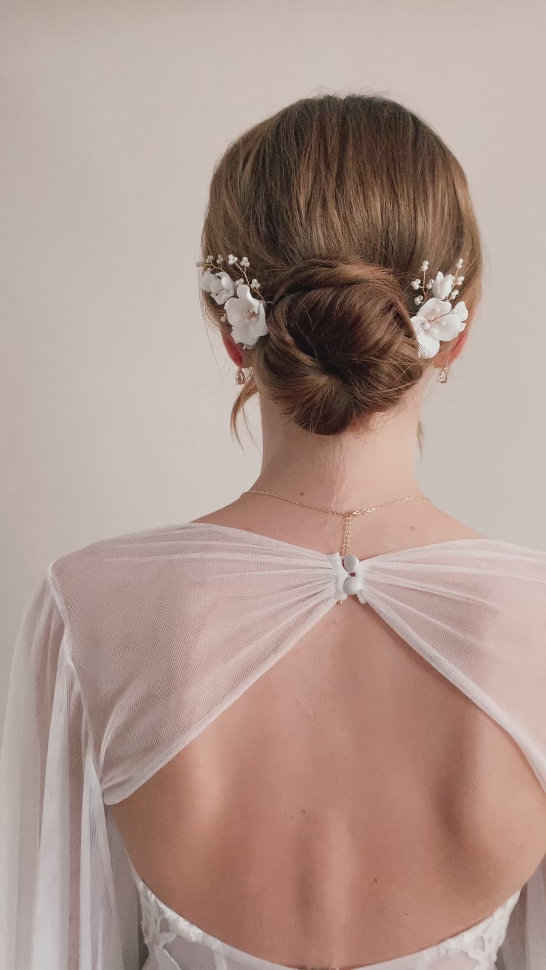 PICS A CHIGNON MARIAGE<BR>Flora (lot de 3 pics)