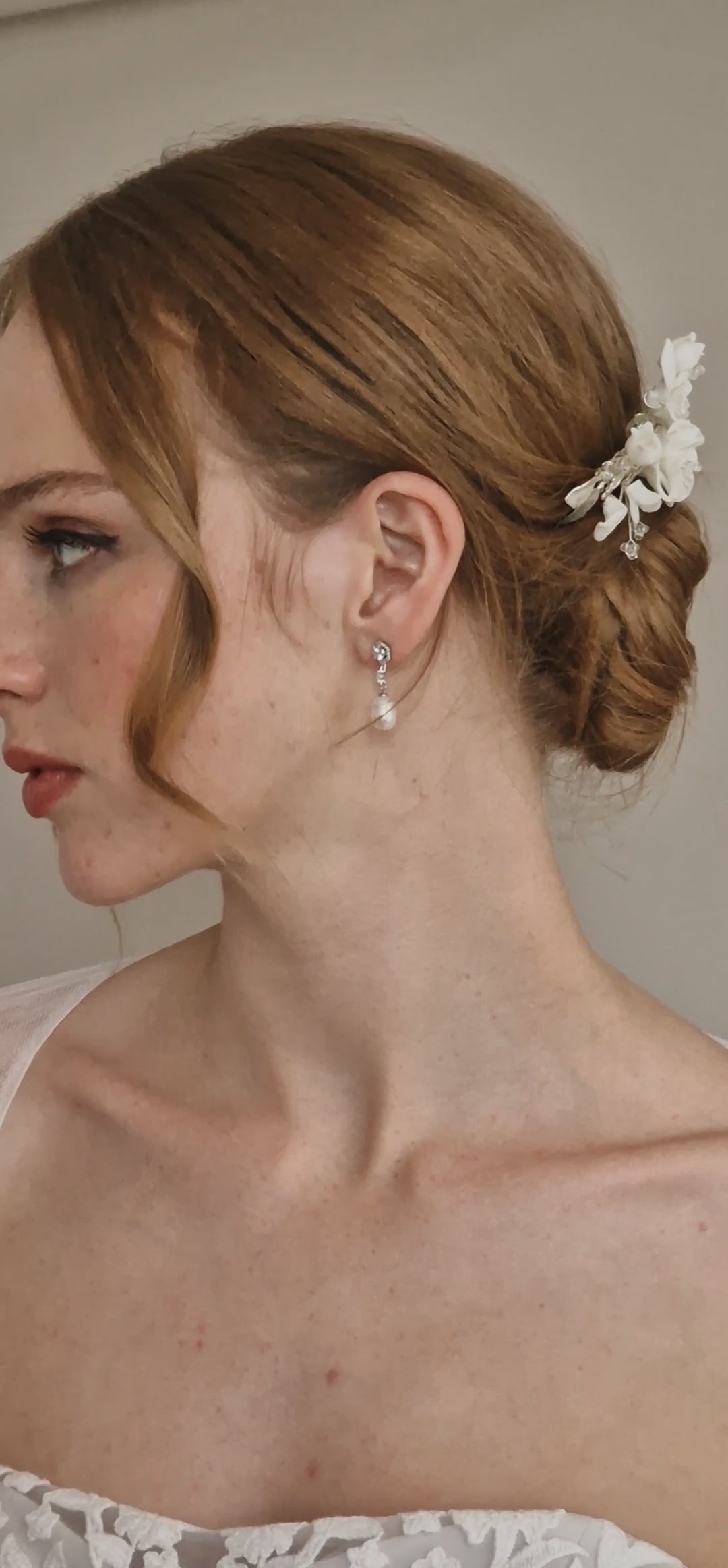BOUCLES D'OREILLES MARIEE<BR>Elegance
