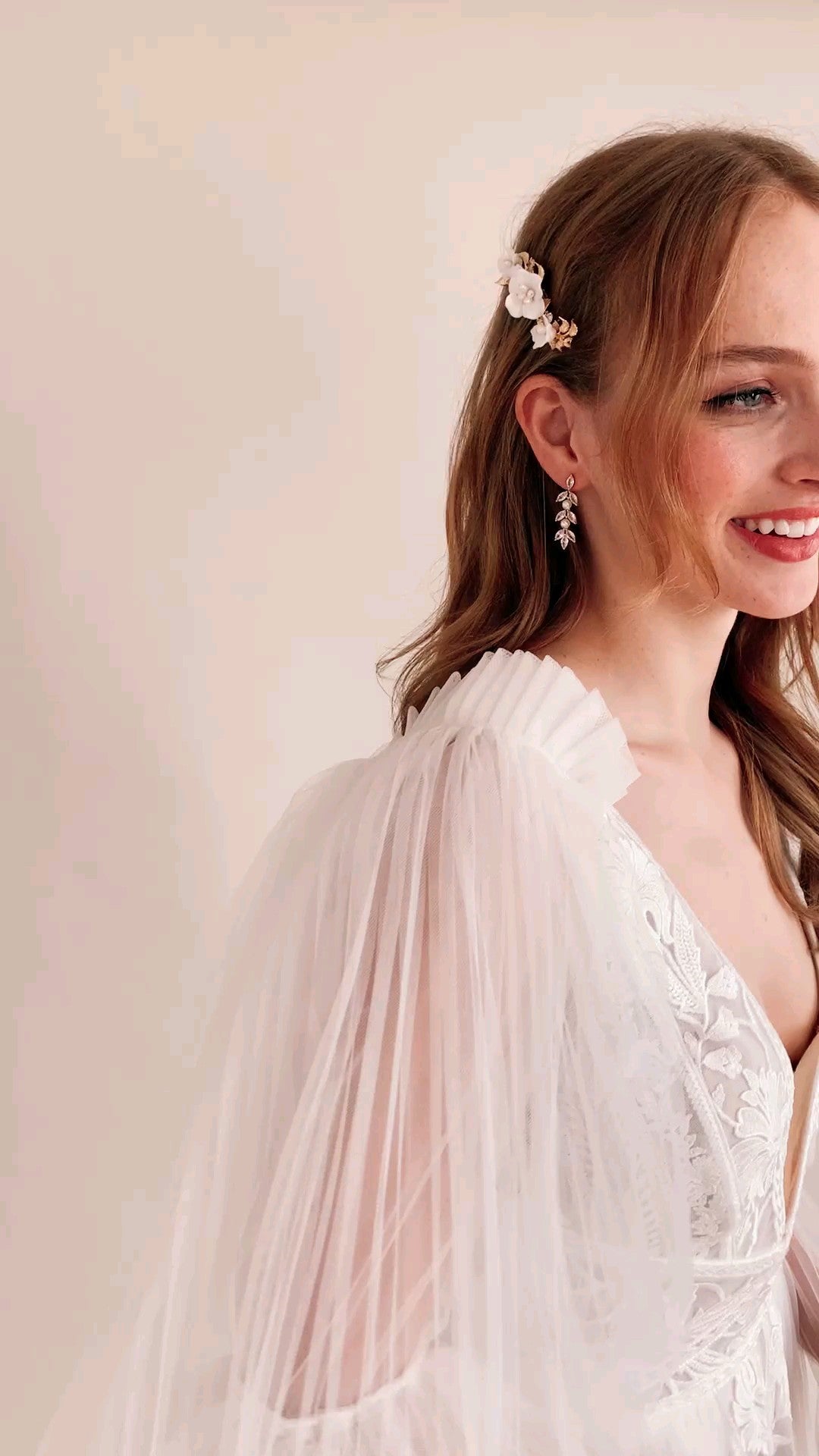 BOUCLES D'OREILLES<BR>Elisa Or rose