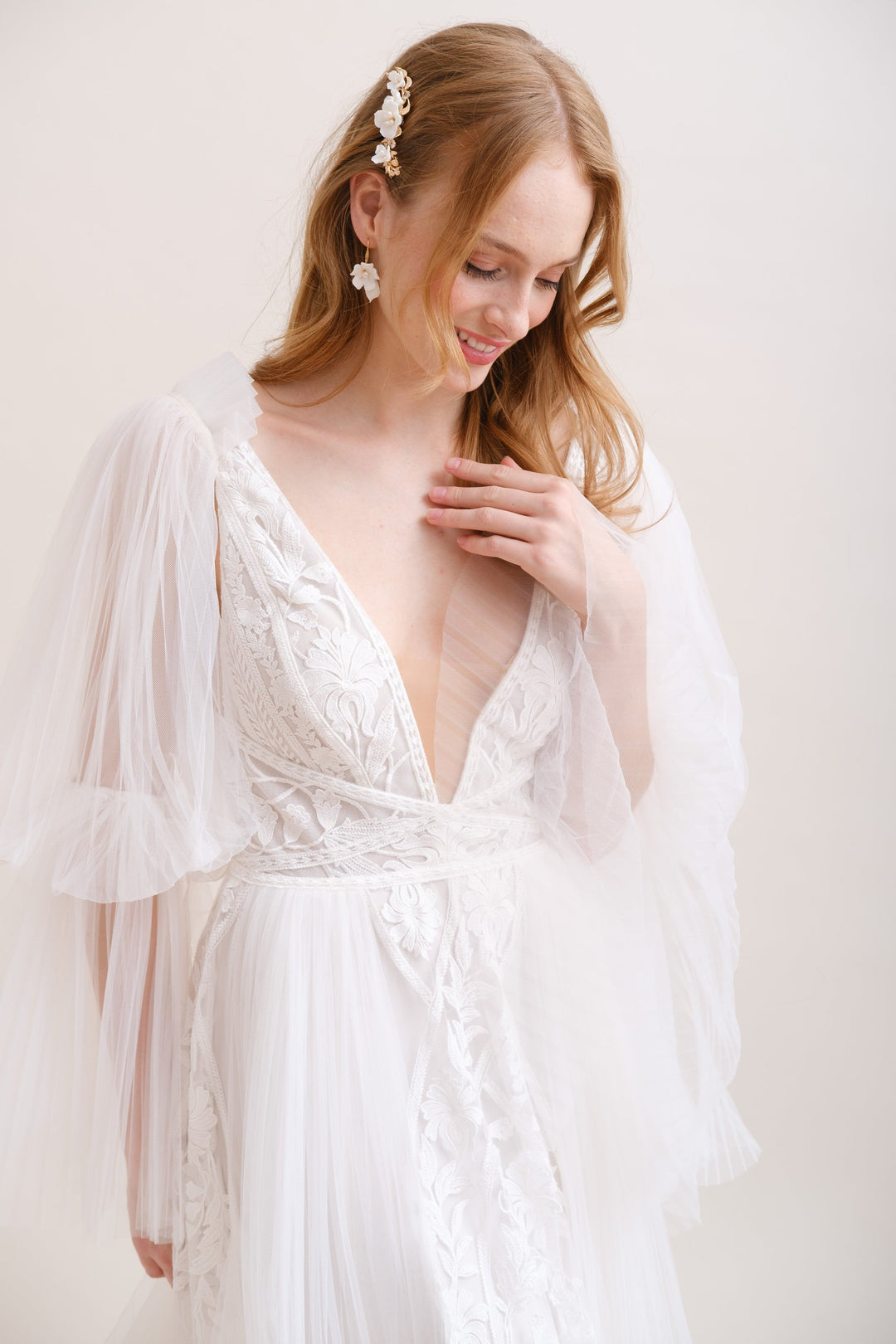 PEIGNE FLEURI DORE<BR>Marie