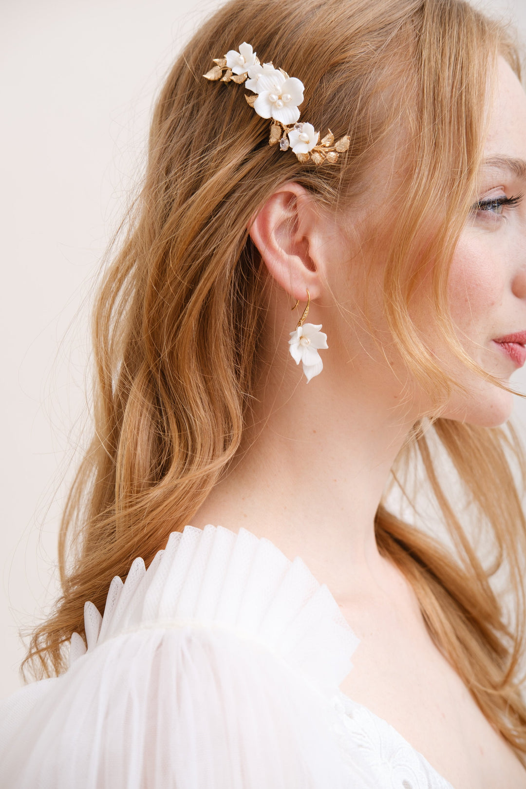 PEIGNE FLEURI DORE<BR>Marie