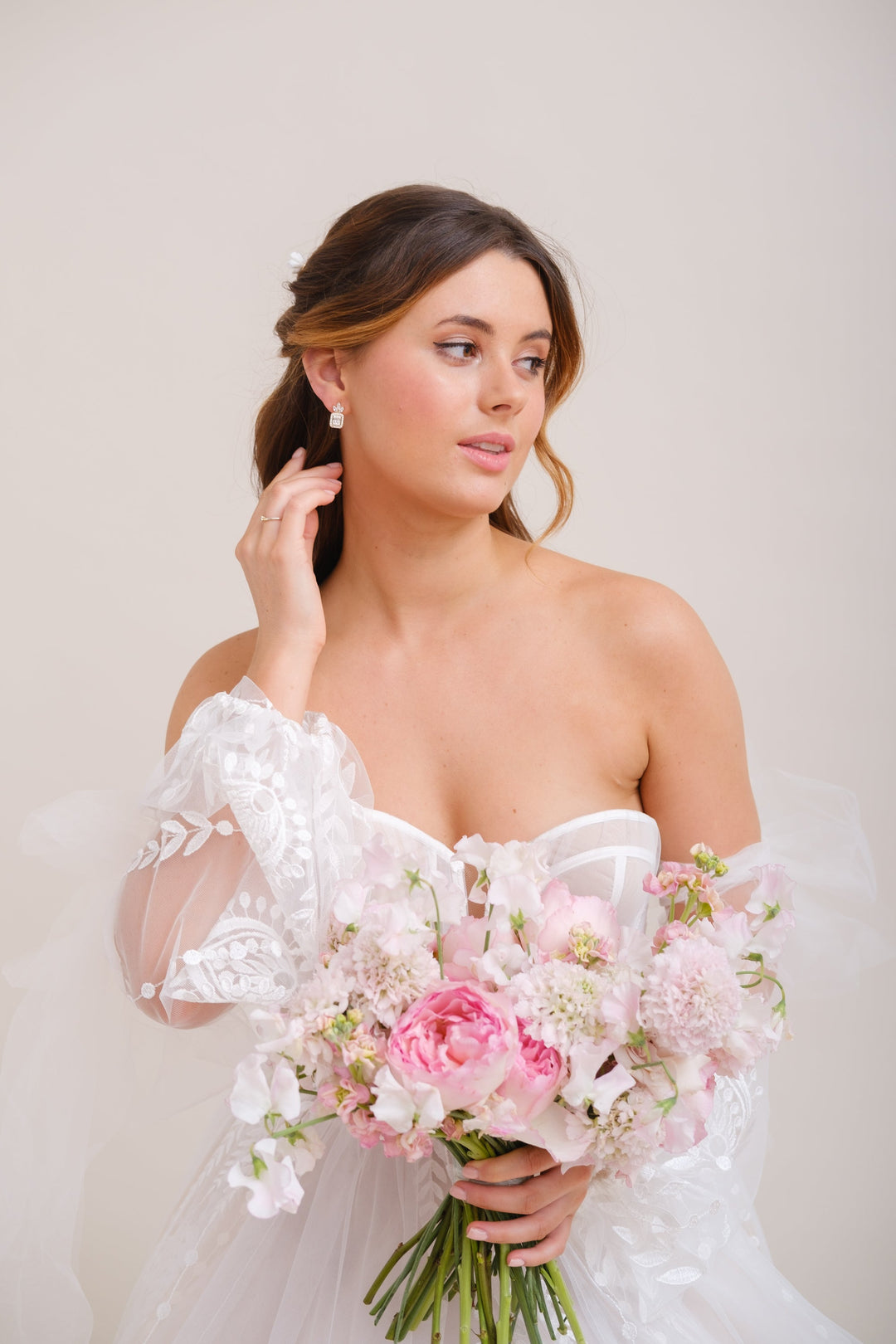 BOUCLES D'OREILLES MARIEE<BR>Juliette Or