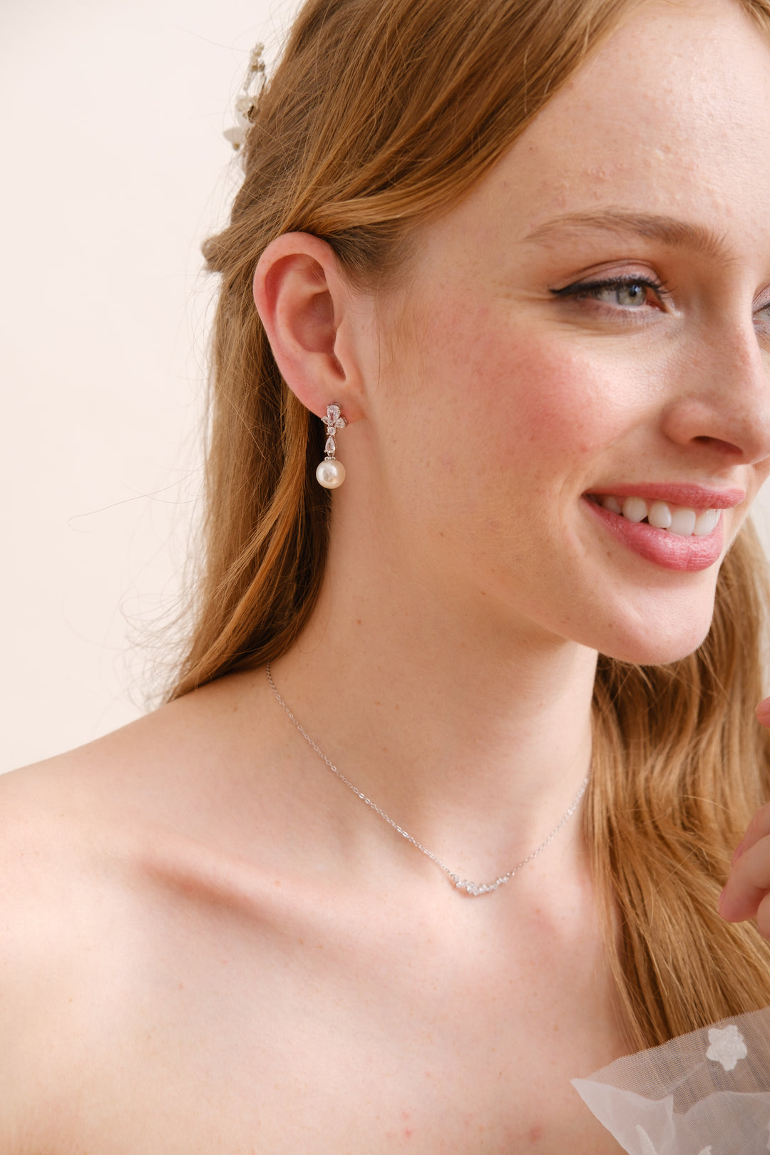 BOUCLES D'OREILLES MARIEE<BR>Christiane