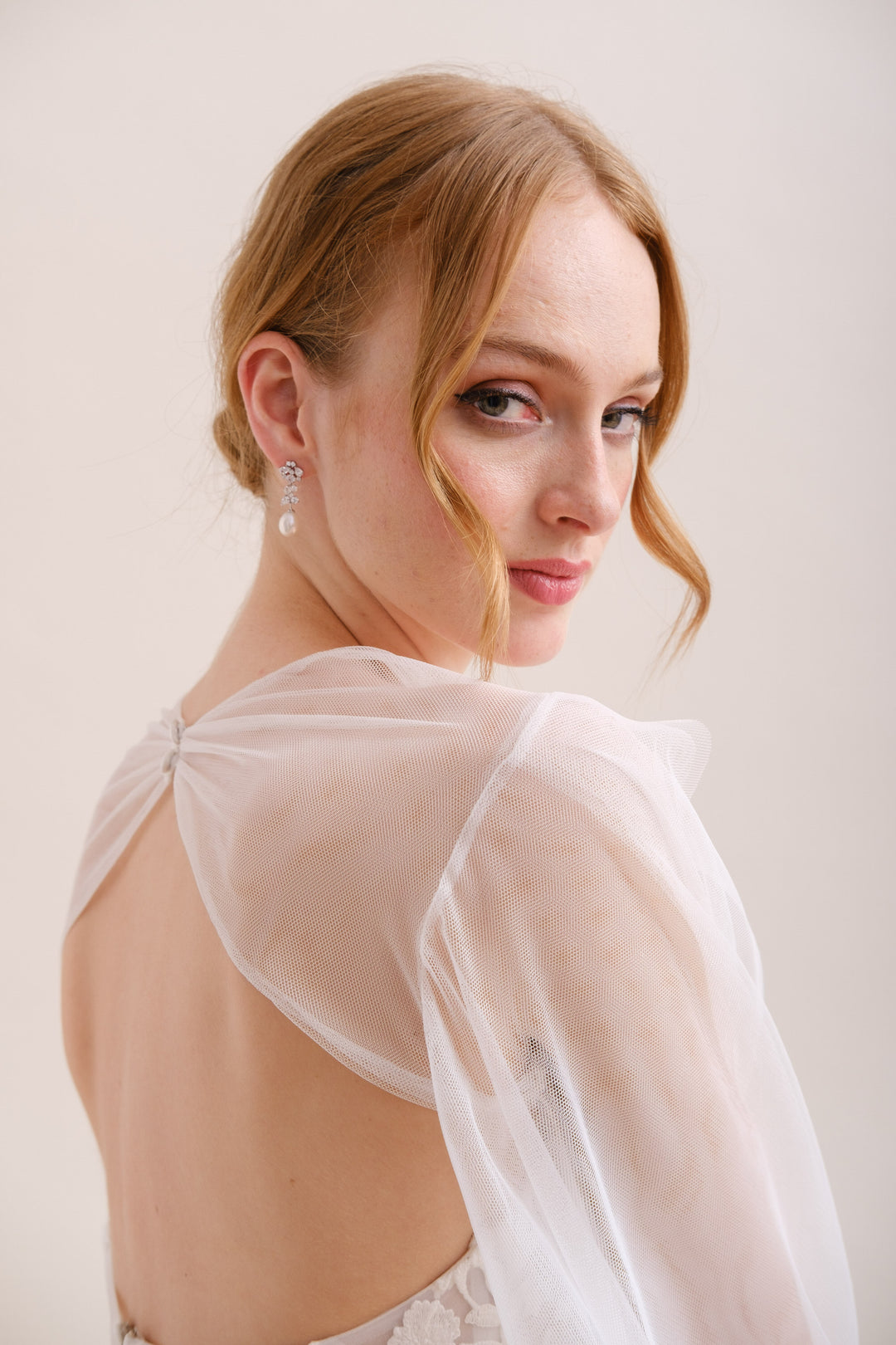 BOUCLES D'OREILLES MARIEE<BR>Marie or rose