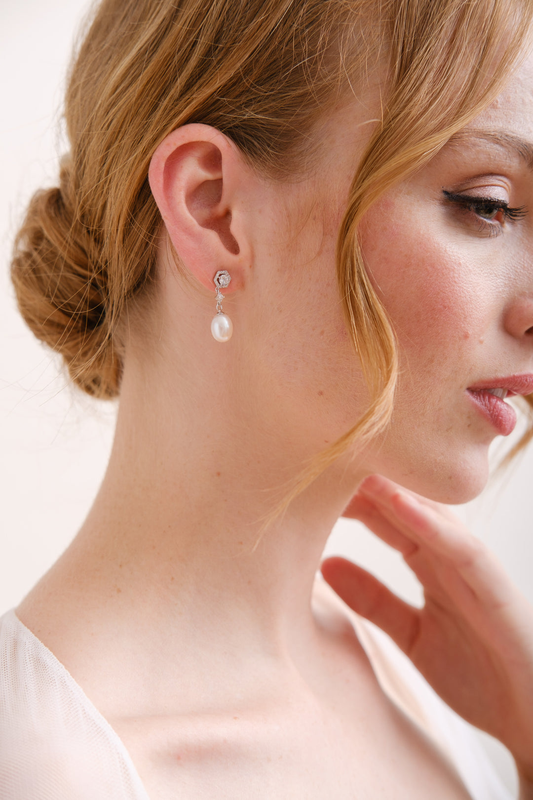 BOUCLES D'OREILLES MARIEE<BR>Elegance