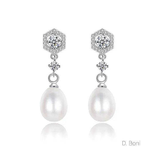 BOUCLES D'OREILLES MARIEE<BR>Elegance