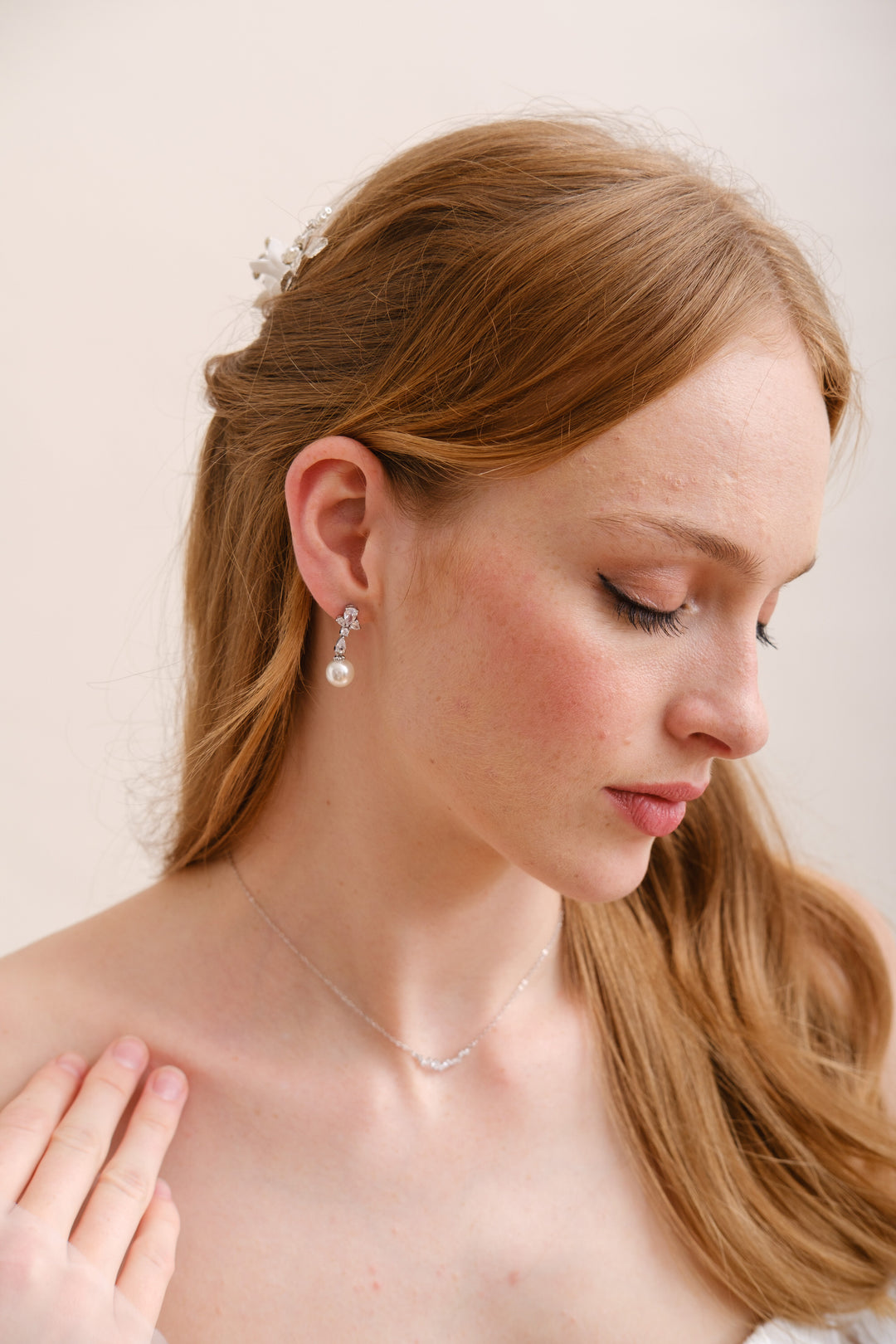 BOUCLES D'OREILLES MARIEE<BR>Christiane