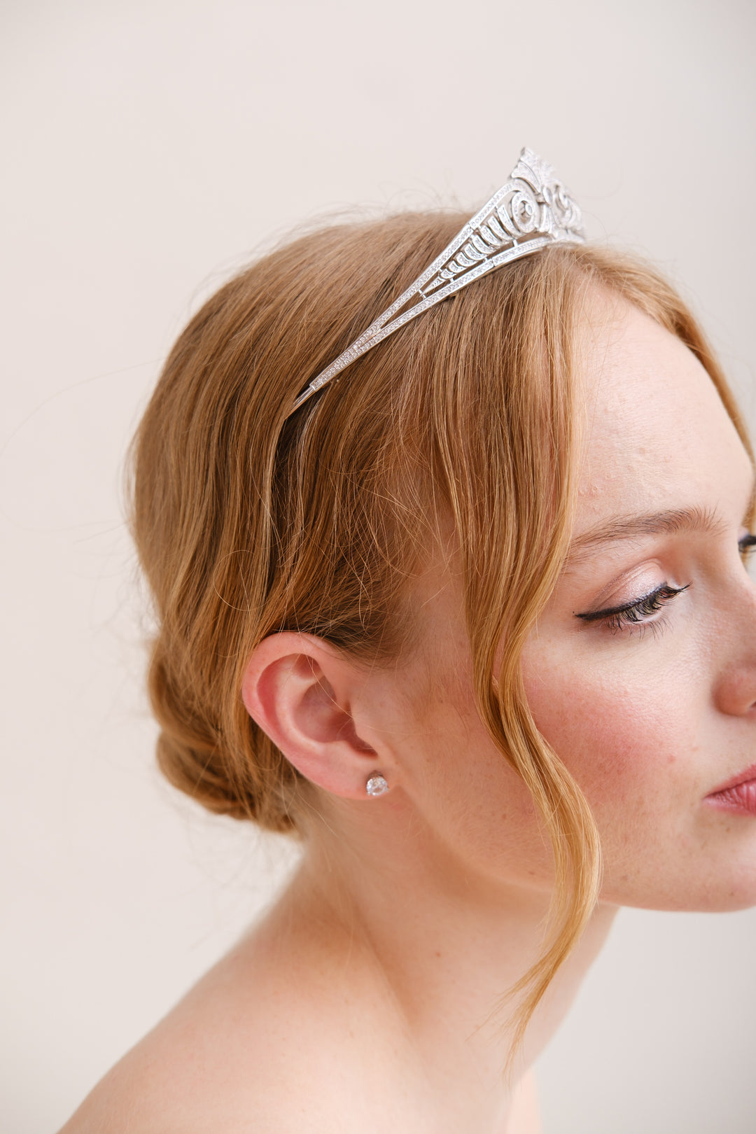 BOUCLES D'OREILLES MARIEE<BR>Solitaire