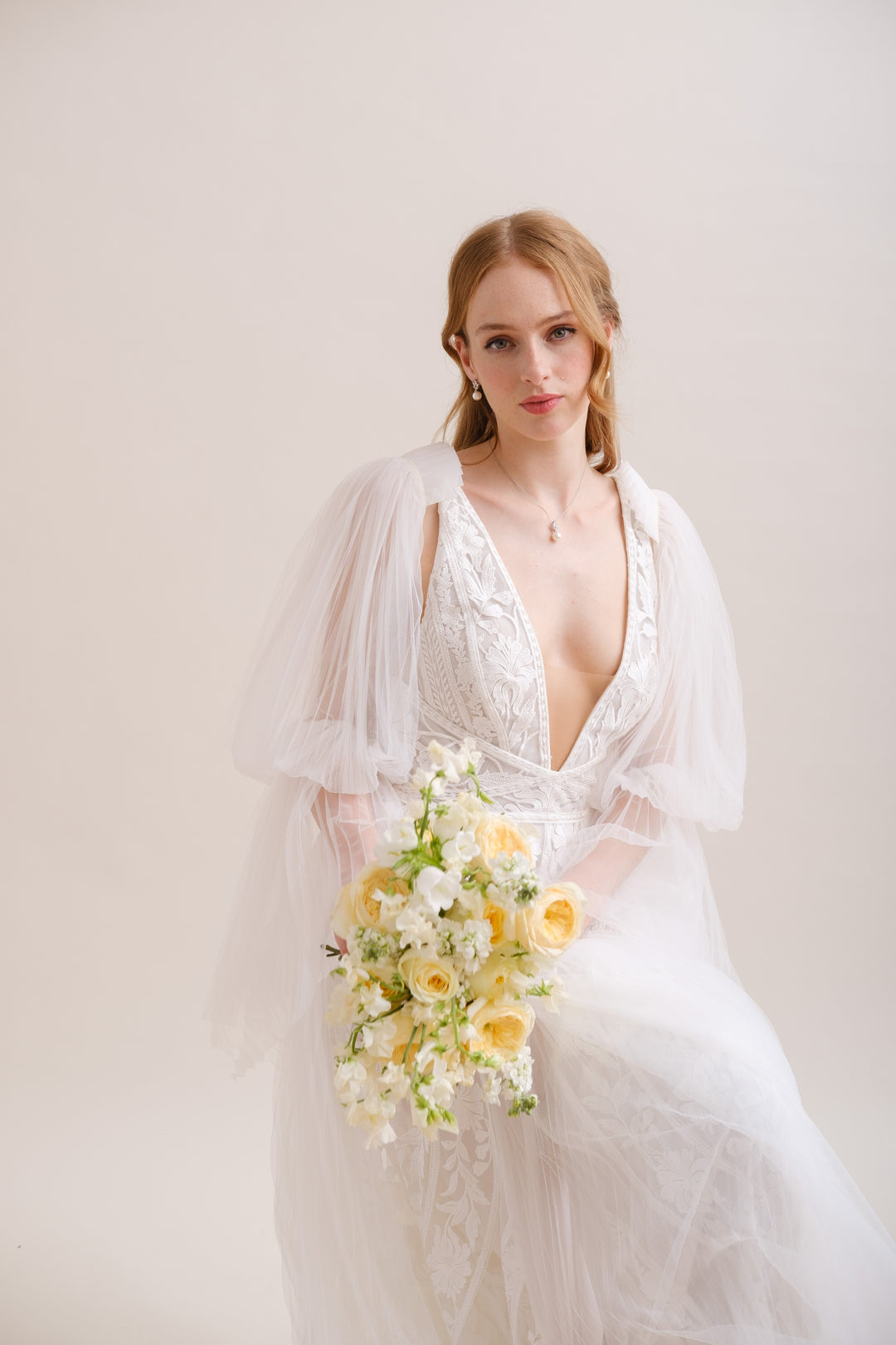 BOUCLES D'OREILLES MARIEE<BR>Camélia