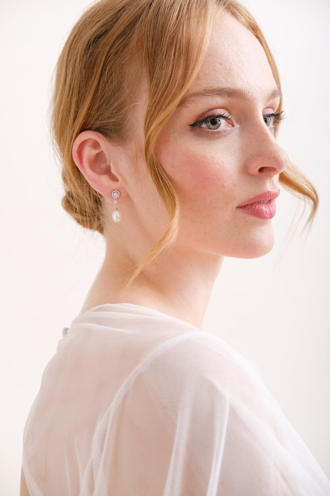 BOUCLES D'OREILLES MARIEE<BR>Elegance