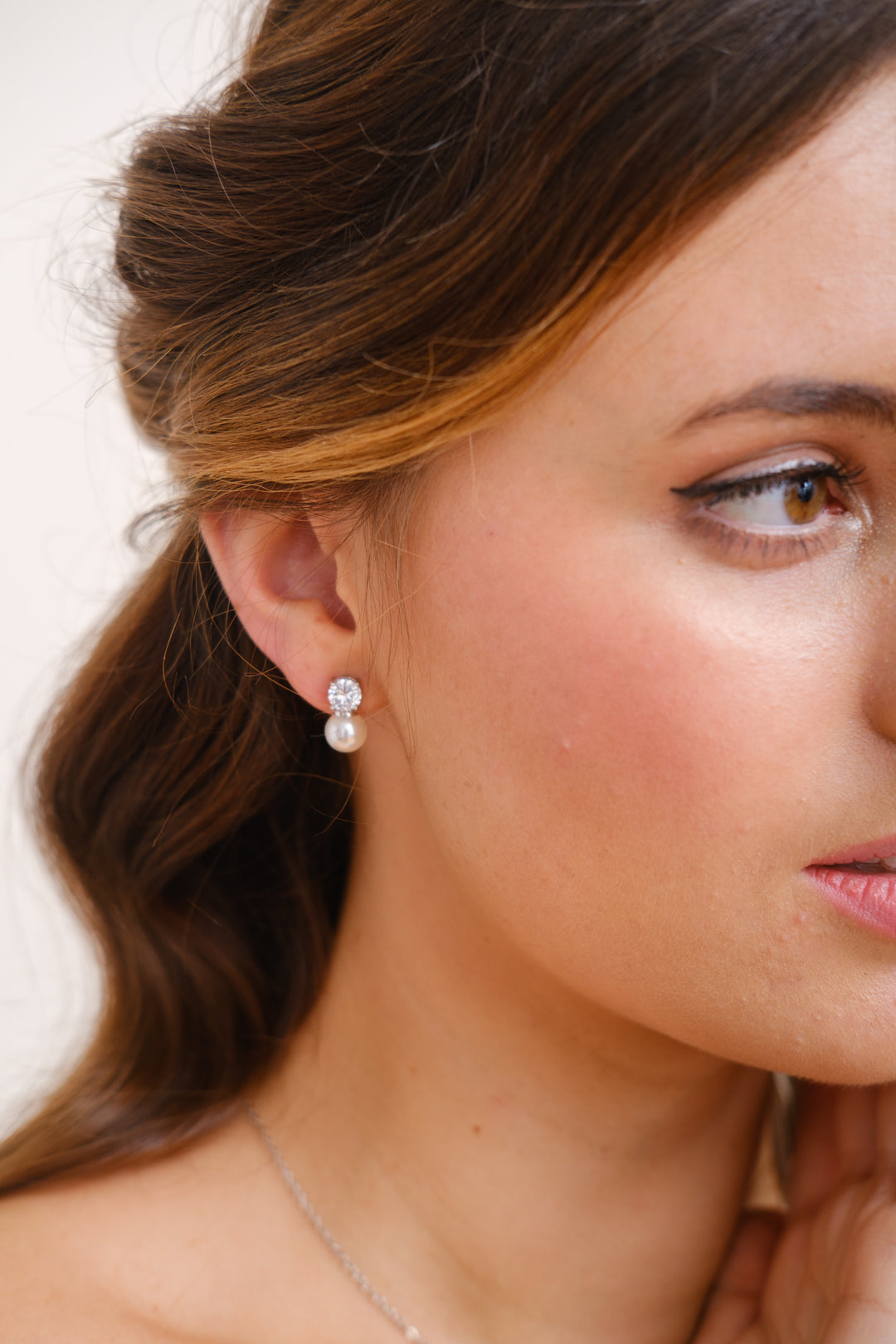 BOUCLES D'OREILLES MARIEE<BR>Célèstine