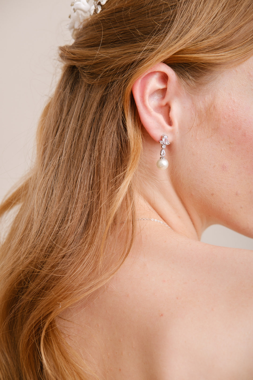 BOUCLES D'OREILLES MARIEE<BR>Christiane