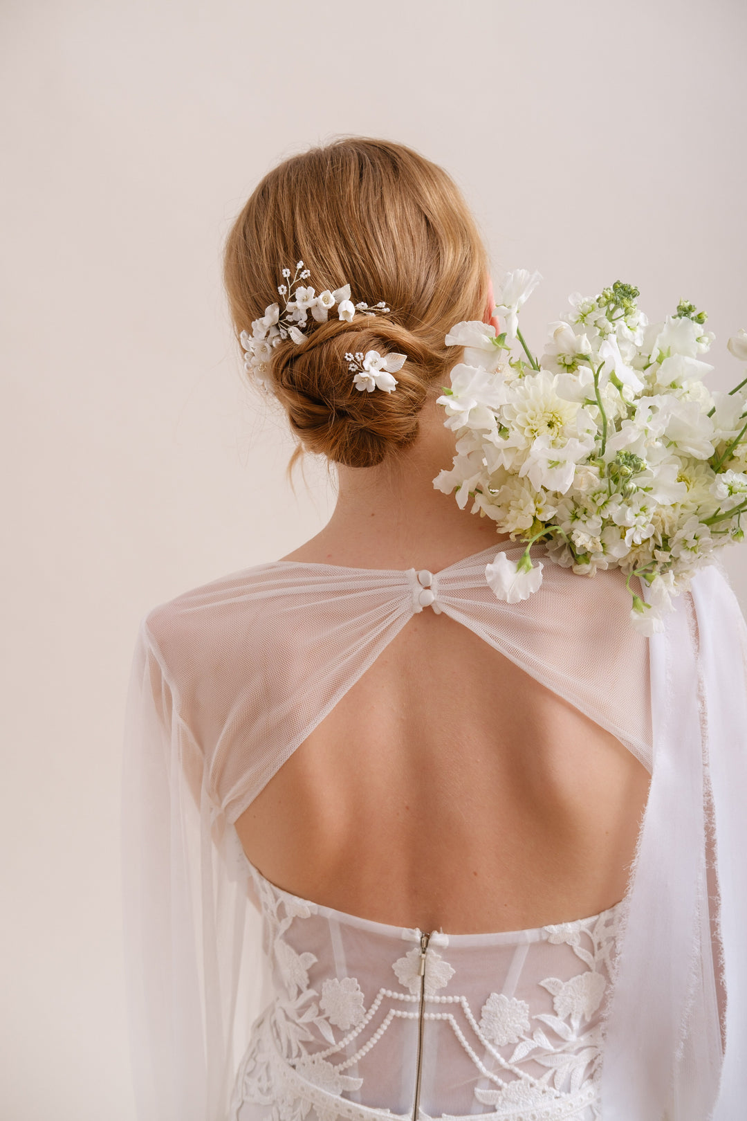 DUO PIC A CHIGNON ET PEIGNE<BR>Clara (1 peigne et 1 pic à chignon)