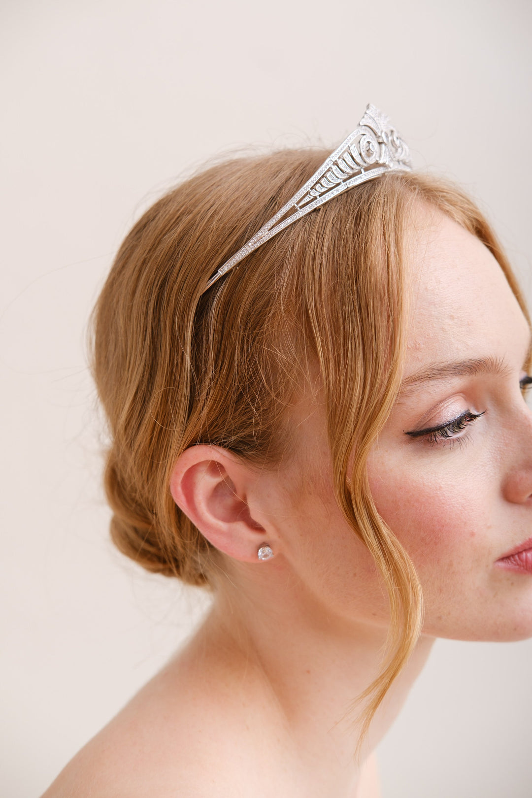 BOUCLES D'OREILLES MARIEE<BR>Solitaire Or