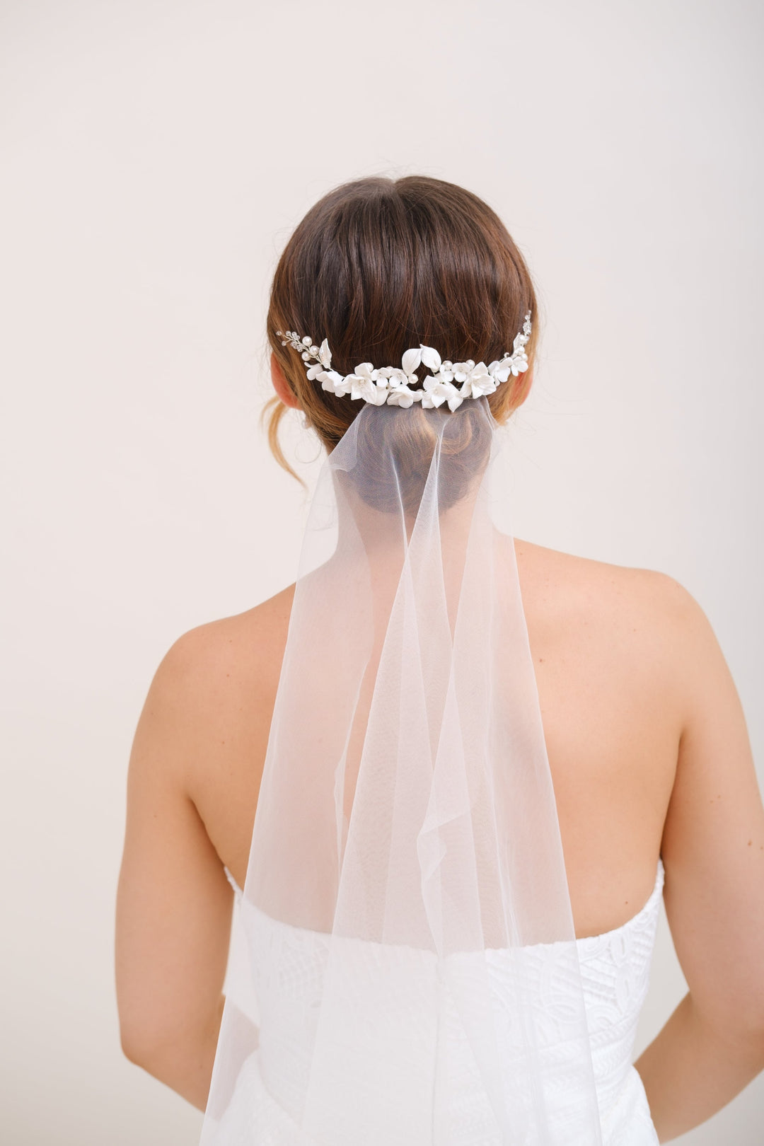 ACCESSOIRE CHEVEUX MARIAGE FLEURI<BR>Juliette (lot de 2)