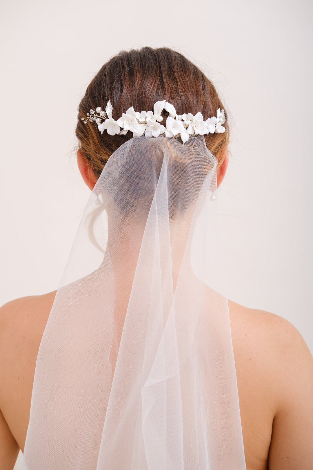 ACCESSOIRE CHEVEUX MARIAGE FLEURI<BR>Juliette (lot de 2)