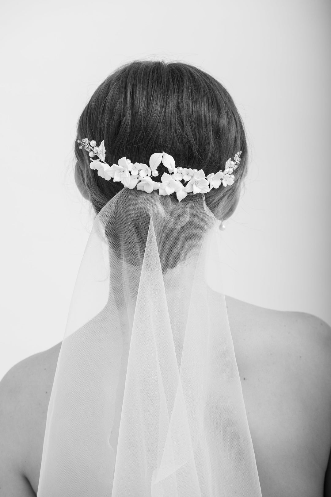 ACCESSOIRE CHEVEUX MARIAGE FLEURI<BR>Juliette (lot de 2)