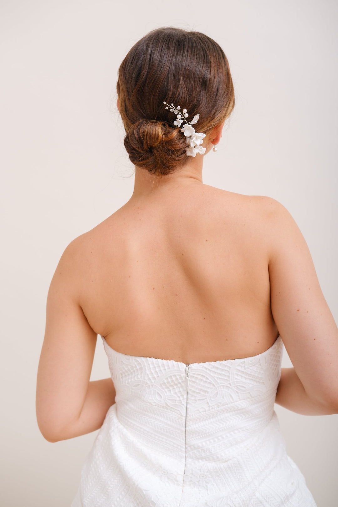 ACCESSOIRE CHEVEUX MARIAGE FLEURI<BR>Juliette (lot de 2)
