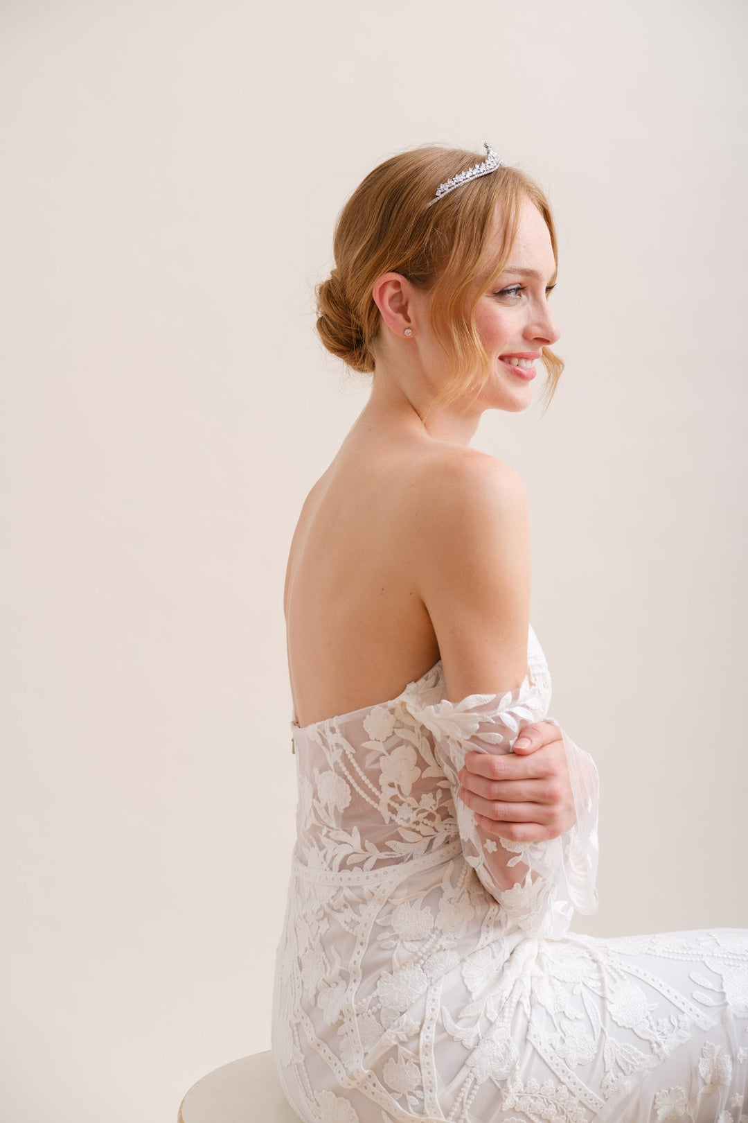 DIADEME MARIEE DISCRET<BR>Lou