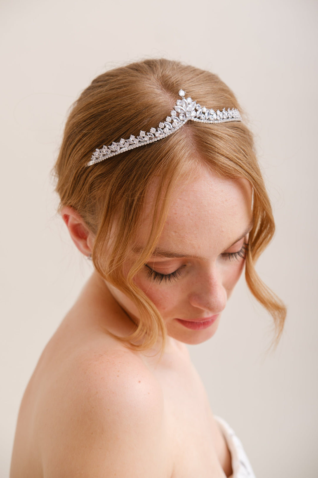 DIADEME MARIEE DISCRET<BR>Lou